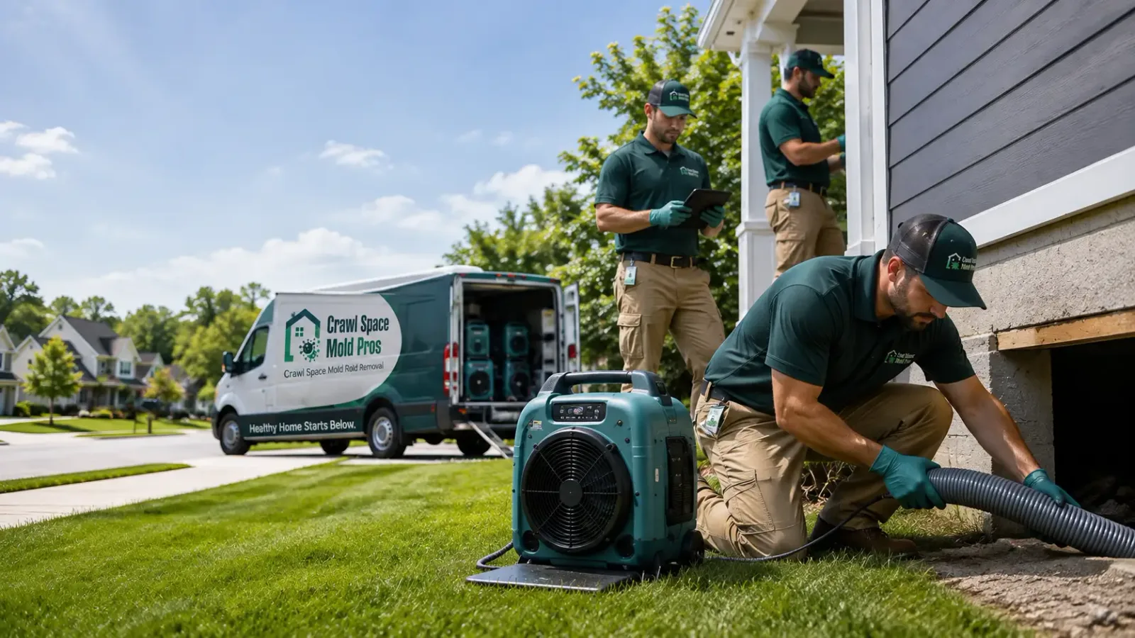Crawl Space Mold Removal in Pacifica, CA